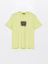 LC Waikiki Crew Neck Short Sleeve Printed Combed Cotton Men's T-shirt